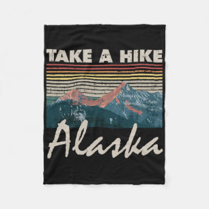 Alaska-Souvenir-Wanderung Mach Einen Spaziergang V Fleecedecke
