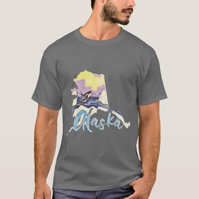 Alaska Staat 2 T-Shirt (Vorderseite)