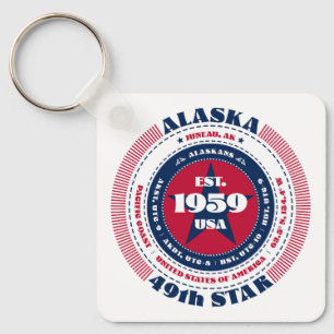 Alaska Staat Schlüsselanhänger