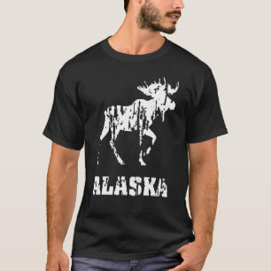 Alaska Staat T - Shirt der letzten Grenze Alaska Z