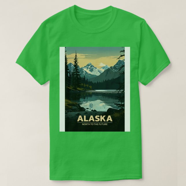 Alaska Staat Travel TShirt (Design vorne)