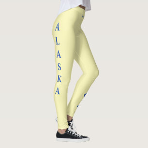 Alaska Staat Vergessen Sie Me Nots Staat Blume Leg Leggings