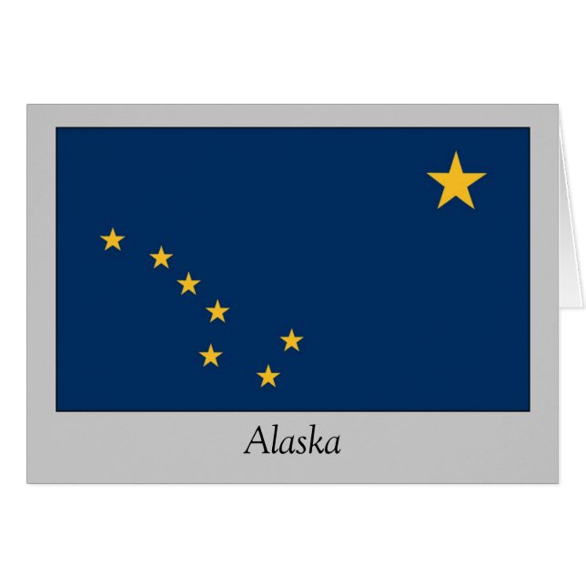 Alaska-Staats-Flagge (Vorderseite (Horizontal))