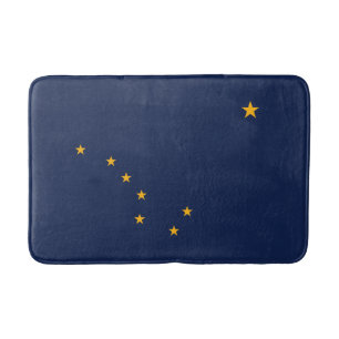 Alaska Staatsflagge Badematte