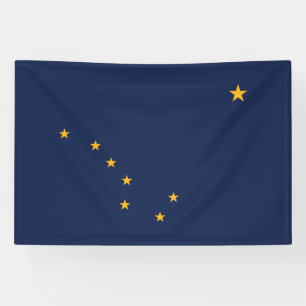 Alaska Staatsflagge Banner