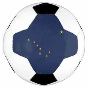 Alaska Staatsflagge Fußball