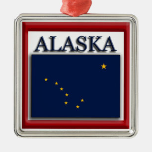 Alaska Staatsflagge Weihnachtsschmuck