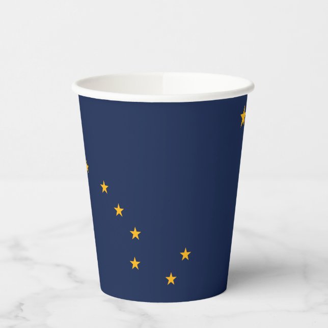 Alaska State Flag Paper Cups Pappbecher (Links)