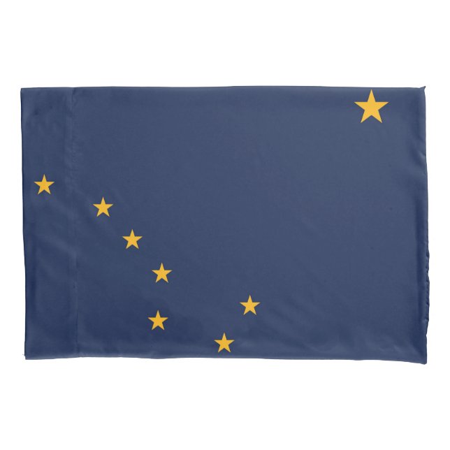Alaska State Flag Print Patriotc Kissenbezug (Vorderseite)