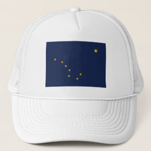 Alaska State Flag Trucker Hat Truckerkappe