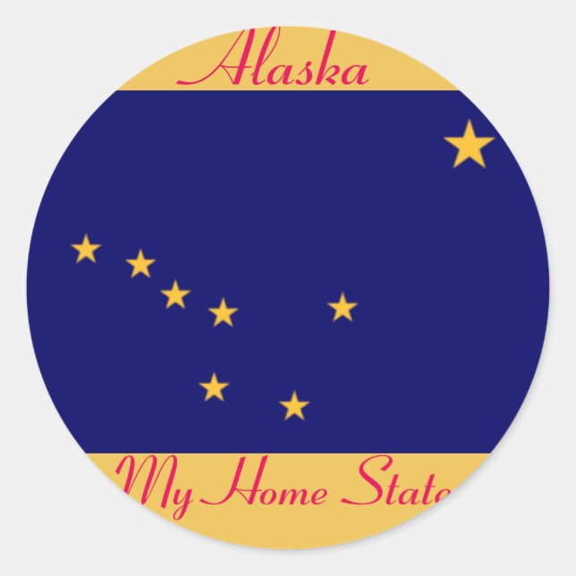 Alaska Sticker (Vorderseite)