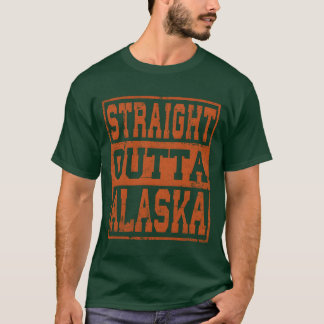 Alaska Straight outta Alaska Vintage Mädchen T-Shirt