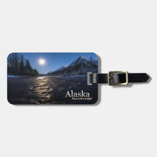 Alaska-Tanz im Mondschein Gepäckanhänger