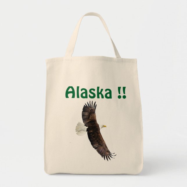 Alaska Tasche mit einem Adler. (Vorne)
