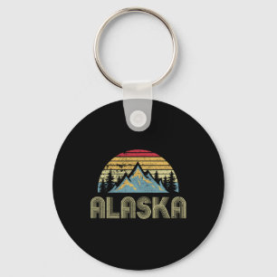 Alaska Tee - Retro Vintage Berge Natur Wandern Schlüsselanhänger