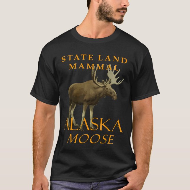 Alaska Territory Land Mammal The Elk T-Shirt (Vorderseite)
