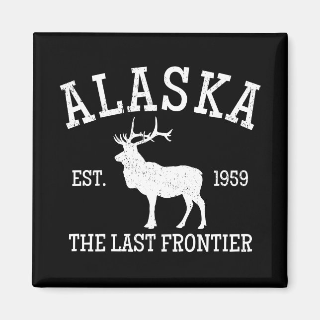 Alaska The Last Frontier Magnet (Vorne)