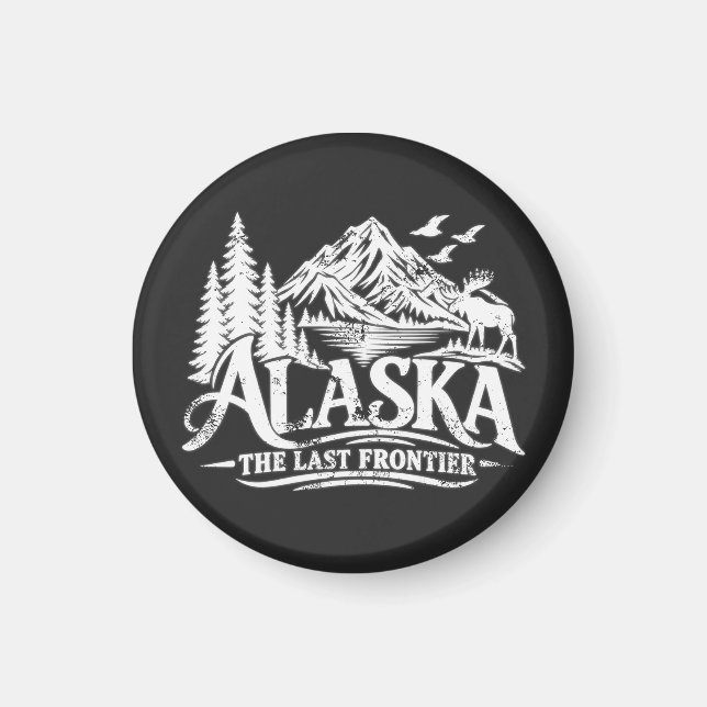 Alaska The Last Frontier Magnet (Vorne)