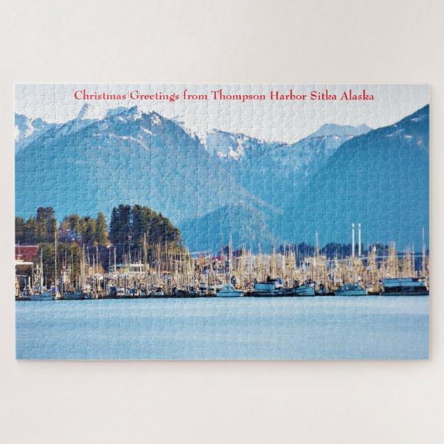 Alaska Thompson Harbour Sitka Puzzle (Horizontal)