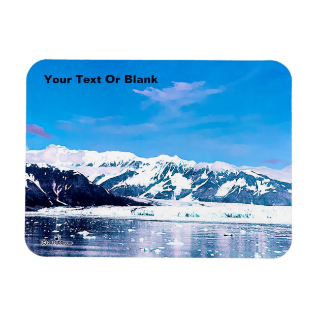 Alaska Tidewater Glacier Magnet (Horizontal)