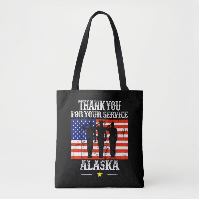 Alaska Tote Bag Leinwand Tasche (Vorderseite)