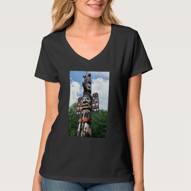 Alaska Totem Pole T-Shirt (Vorderseite)
