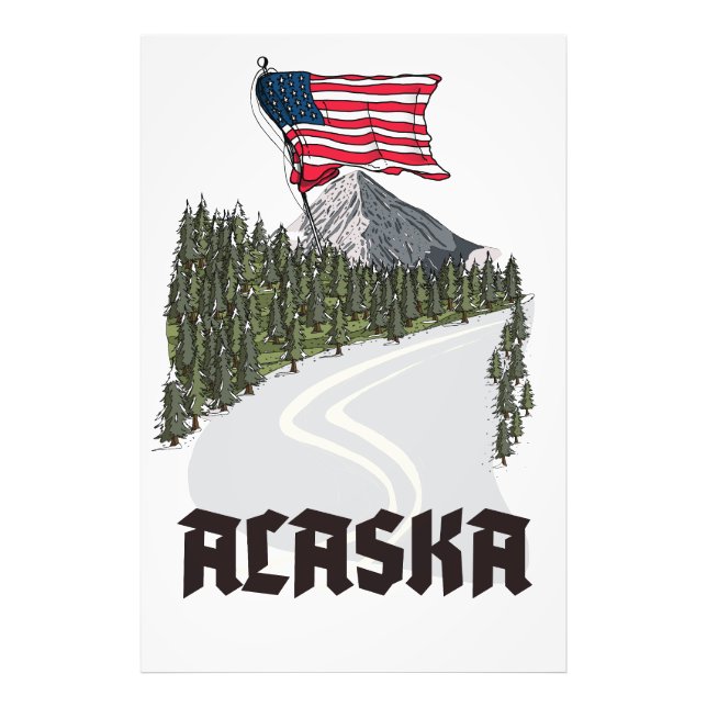 Alaska Travel Poster (Vorne)