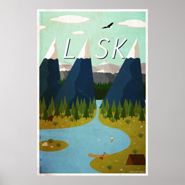 Alaska Travel Poster (Vorne)