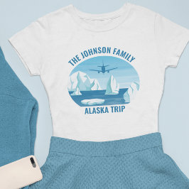 Alaska Trip Blue Glacier - Sonderanfertigungen für Tri-Blend Shirt