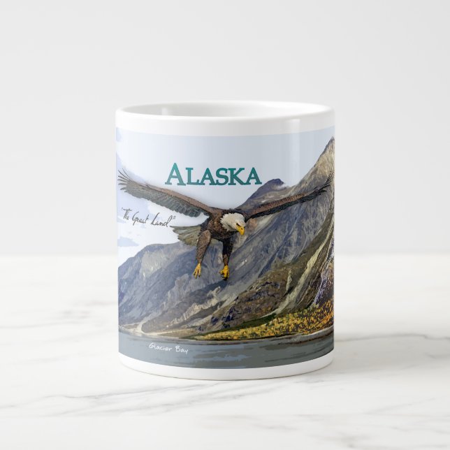 Alaska-Tunnel-bohrwagenTasse Jumbo-Tasse (Vorderseite)