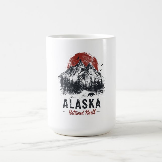 Alaska Untamed North Mountain Wilderness Outdoor Kaffeetasse (Mittel)