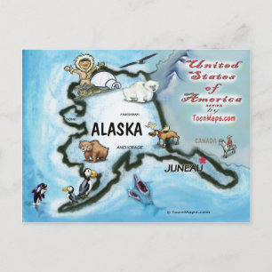Alaska USA Card Postkarte