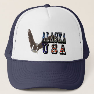 Alaska USA Eagle Baseball Cap Truckerkappe