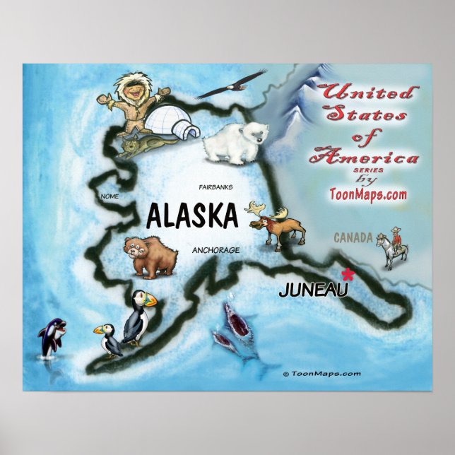 Alaska USA Poster (Vorne)