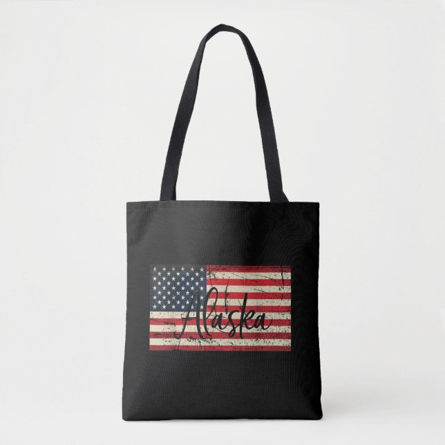 Alaska USA Staat America Travel Alaskan Tote Bag (Vorderseite)