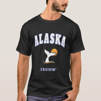 Alaska Vacation Cruise Whale Watching T-Shirt
