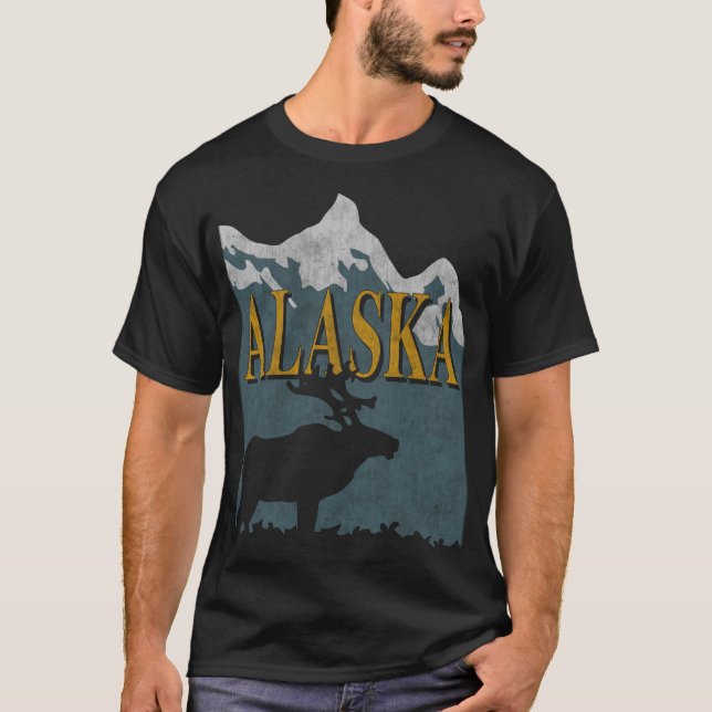 Alaska Vintag erschüttert T-Shirt (Vorderseite)
