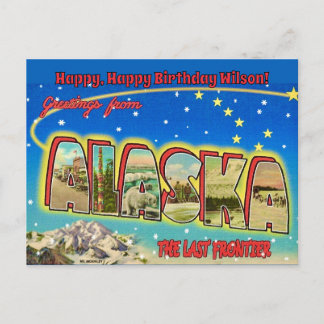 Alaska Vintage Occasion Postcard Postkarte
