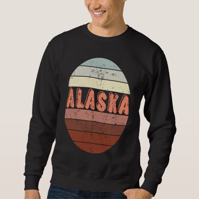 Alaska Waikiki Beach Sunset 4 Sweatshirt (Vorderseite)
