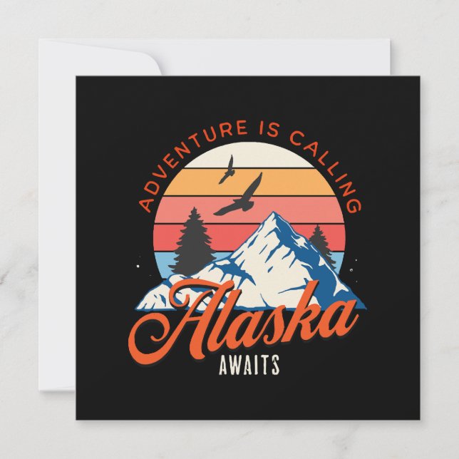 Alaska wartet! einladung (Vorderseite)