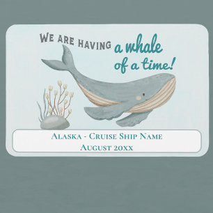Alaska Whale Hütte Schifffahrtsgesellschaft Magnet