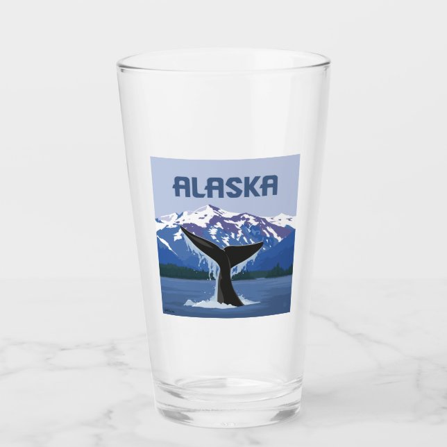 Alaska | Whale Tale Glas (Vorderseite)