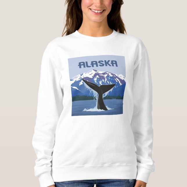 Alaska | Whale Tale Sweatshirt (Vorderseite)