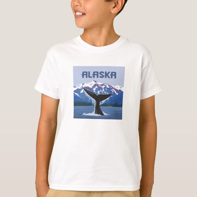 Alaska | Whale Tale T-Shirt (Vorderseite)