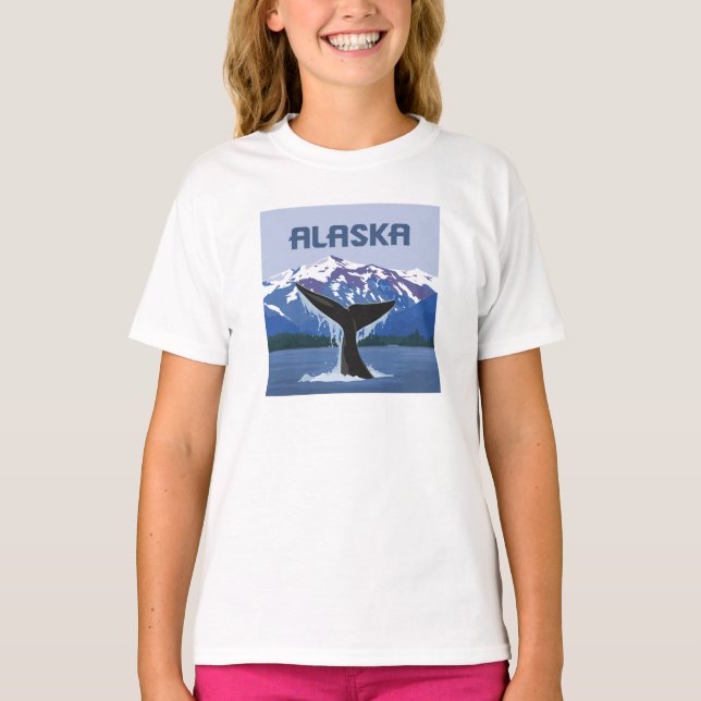 Alaska | Whale Tale T-Shirt (Vorderseite)