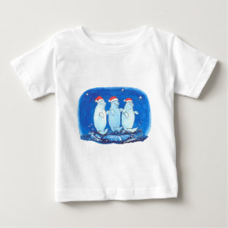 Alaska Whimsical Christmas Wildlife Baby T-shirt
