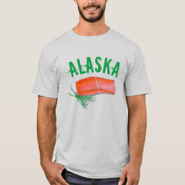 ALASKA Wild Alaskan Lachs Fischfilet Meeresfrüchte T-Shirt