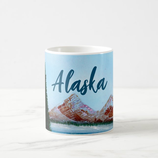 Alaska Wilderness Landschaft Kaffeetasse (Mittel)