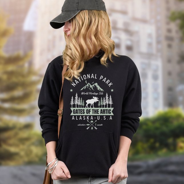 Alaska Wildlife – Gates of the Arctic Alaska Hoodie (Von Creator hochgeladen)