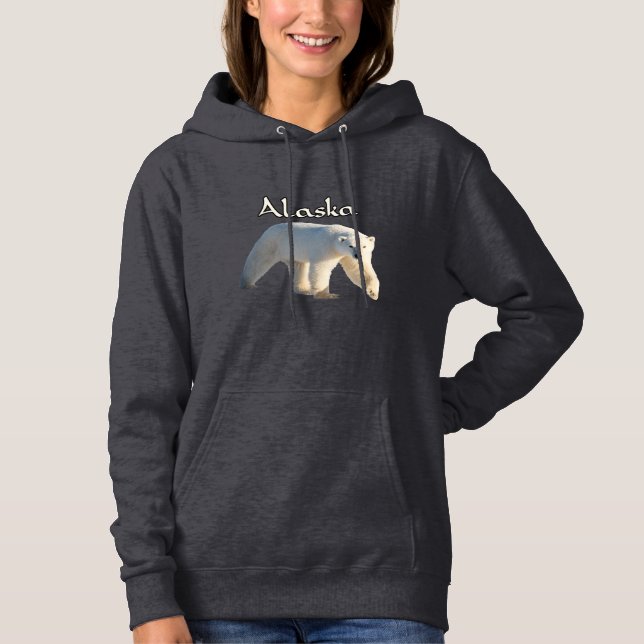 Alaska Wildlife Hooded Sweatshirt (Vorderseite)
